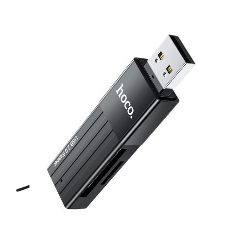 Кард ридер Hoco “HB20 Mindful” 2-в-1 USB 2.0