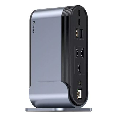 Type-C USB-HUB Адаптер Baseus (CAHUB-DG0G) (Темно-серый)