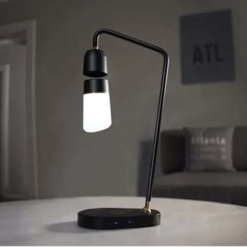 Настольная магнитная левитирующая лампа (Белый)