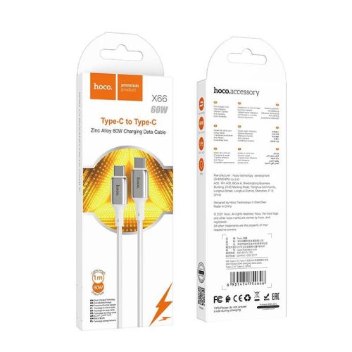 Кабель Type-C to Type-C Hoco X66