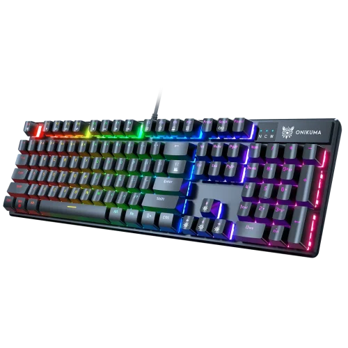 Проводная механическая игровая клавиатура ONIKUMA G27 с подсветкой 104 клавиш