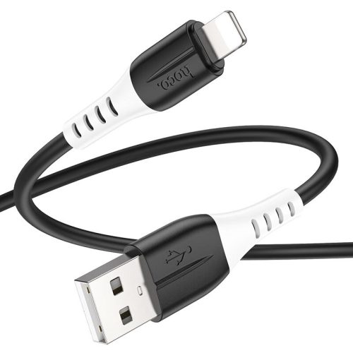 Кабель USB - Lightning (для iPhone) Hoco X82 (2.4А, силикон) Черный
