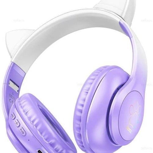 Беспроводные наушники Hoco W42 с кошачими ушками