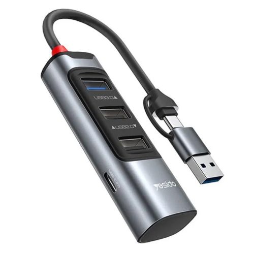 USB/Type-C Хаб для компьютера Yesido HB19