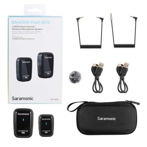 Беспроводной петличный микрофон Saramonic Blink500 ProX Q10