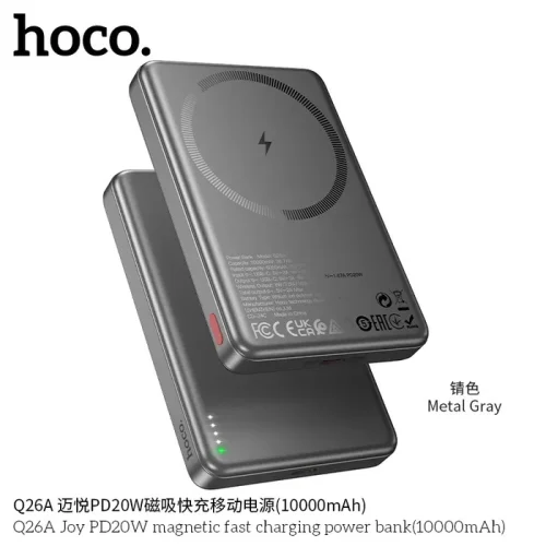 Беспроводное зарядное устройство Hoco Q26A 10000 мАч, 20W