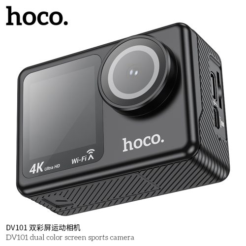 спортивная камера с двойным цветным дисплеем  Hoco DV101
