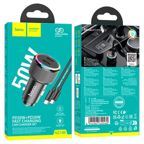 Автомобильное зарядное устройство Hoco NZ14B