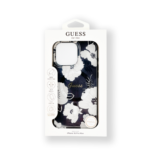 Оригинальные пластмассовые, резиновые чехлы от CG MOBILE GUESS для iPhone 16 Pro, 16 Pro Max,