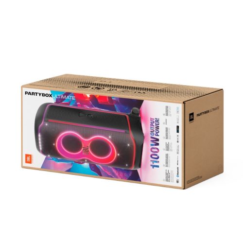 Акустическая система JBL Partybox Ultimate, 6 динамиков, 1100 Вт, Wi‑Fi + Bluetooth 5.3