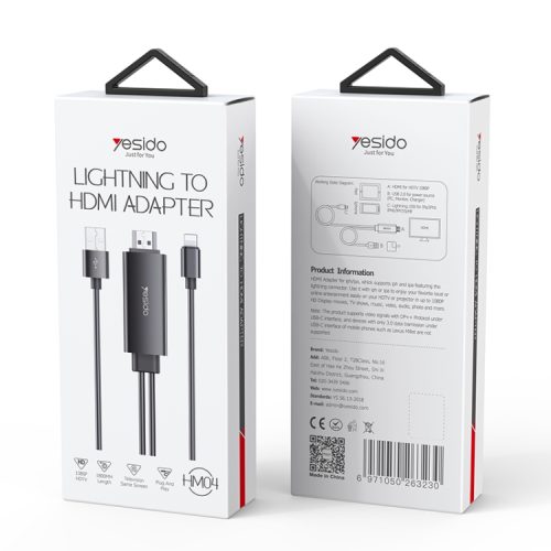 HDMI адаптер Yesido HM04 — Lightning → HDMI