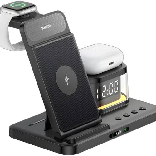 Беспроводная зарядная станция для Apple, Yesido DS22 , Multifunction Station 5-in-1, 20W
