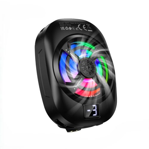 Мобильный кулер для телефона с LED-подсветкой и охлаждением Hoco GM76