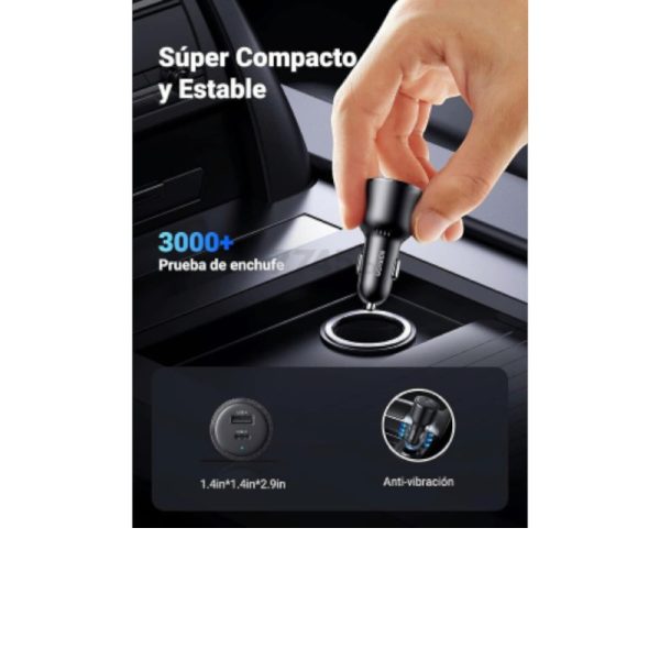 Автомобильное зарядное устройство Ugreen CD239 63 Вт — изображение 2