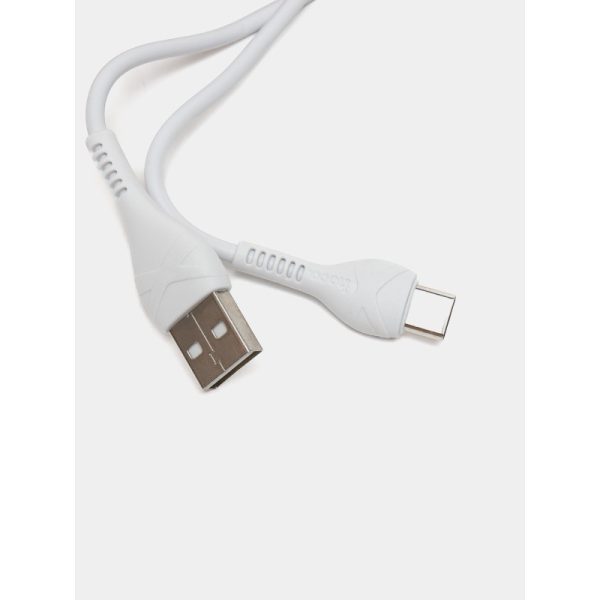 Hoco N2 Vigour USB-A → USB Type-C (EU-вилка, с кабелем) — изображение 4