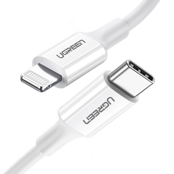 Кабель Ugreen US171 / 60747, USB Type-C – Lightning, 0,5 м, MFi, до 36 Вт — изображение 2