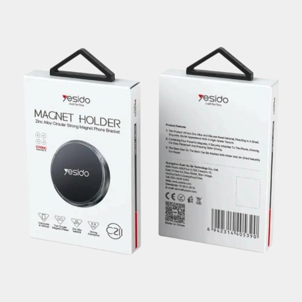 Держатель для телефона Yesido C211, магнитный, прочный, силиконовый