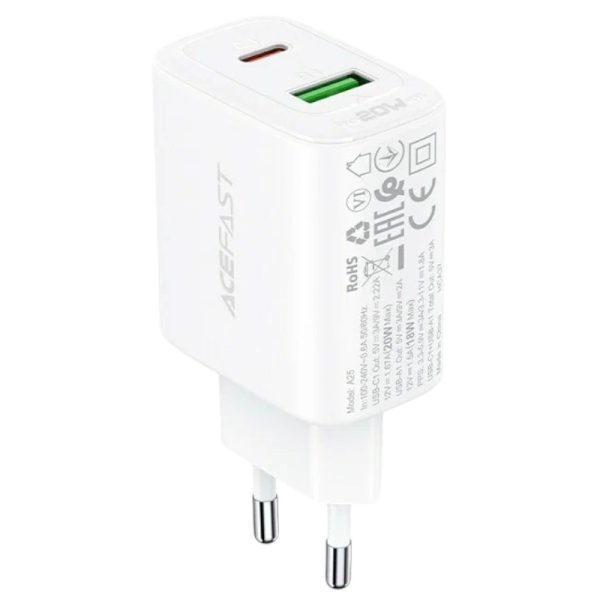 Сетевое зарядное Acefast A25 — изображение 2