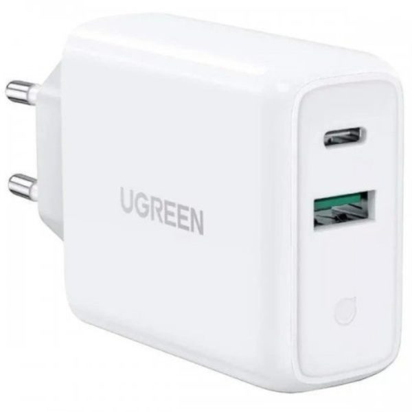 Зарядное устройство UGREEN CD170 (60468) 38W, USB-C PD + USB-A, EU — изображение 3