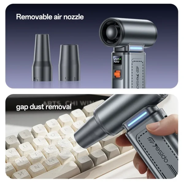 YESIDO YF19 Turbo Fan до 130 000 оборотов в минуту — изображение 3