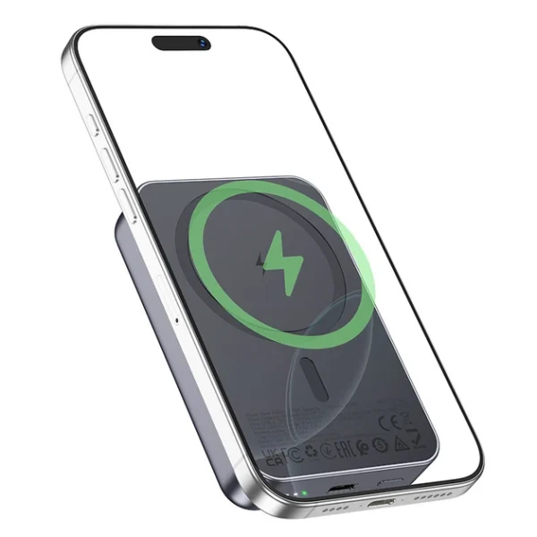 Внешний магнитный Power Bank Hoco 10000 mAh J160A Mаgsafe — изображение 6