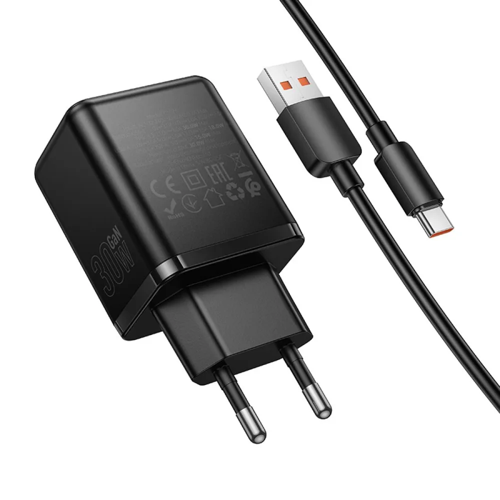 8487484171 Сетевое зарядное устройство Hoco C157A 30W PD/QC3.0 — изображение 1