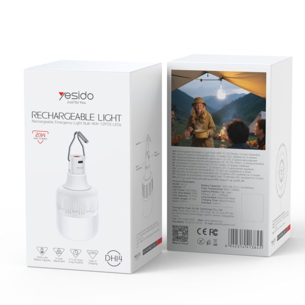 Кемпинговая лампа Yesido DH14 аккумуляторная (Type-C, 1200 mAh) — изображение 2