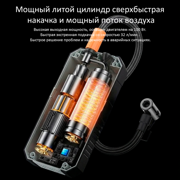 Автомобильный насос YESIDO VC12 — изображение 3