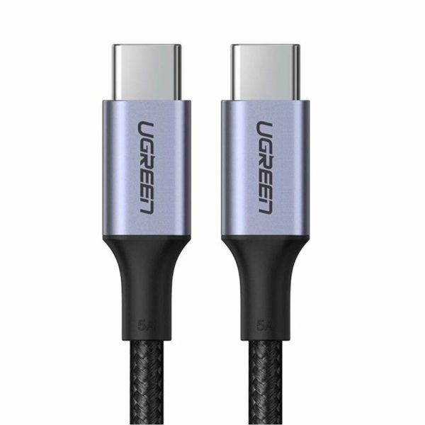 Кабель Ugreen US316-70427 USB Type-С to USB Type-C, 1m, Black — изображение 2