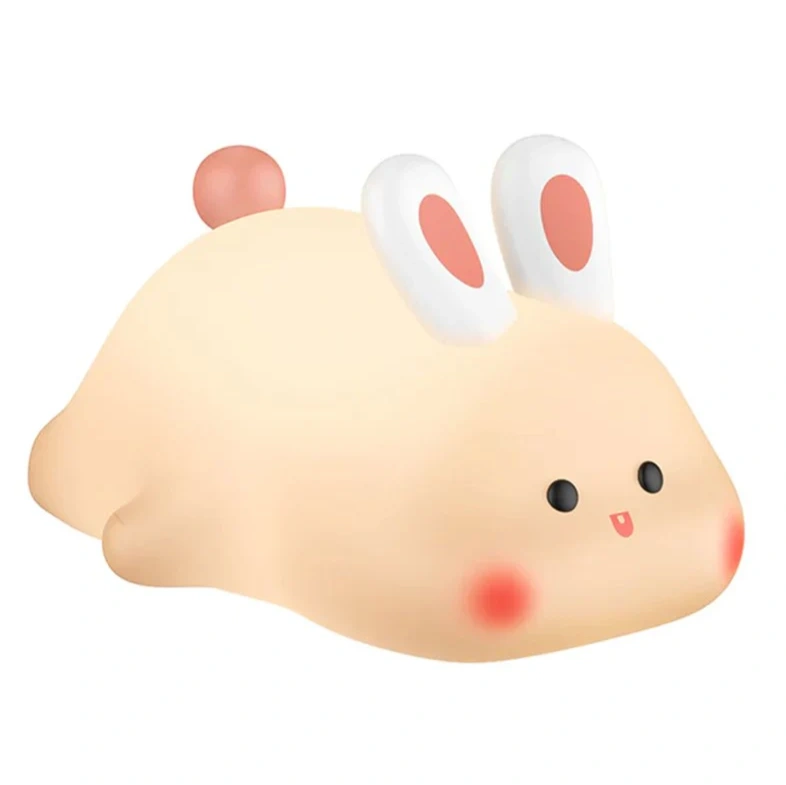 product_image-hx16-4899 Ночник Hoco Cute Silicone Tap Control HX16 для детей (Rabbit Design) — изображение 1